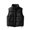 Black, variant on Girls Quilted Sleeveless Vest, Stand Collar Full Zip Padded Jacket, Solid Soft Warm Coat with Pockets, Casual Fall Winter Layer for Kids