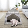 thumbnail image 3 of Campaña grande para gatos Colco Cama de la tienda del gato Gris L, 3 of 7
