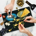 thumbnail image 4 of Zodiac Sagittarius Cutting Board, Mythical Centaur Motif with Zodiac Sign and Constellation Stars Pattern, Decorative Tempered Glass Cutting and Serving Board, Large Size, Multicolor, by Ambesonne, 4 of 5