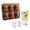 Brown, variant on Cow 3D Cute Silicone Ice Tray for Whiskey Cocktails and Beer Reusable Animal Mold for Party Drinks and Home Bar Brown