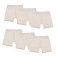 thumbnail image 2 of iiniim 6 Pack Girls Lace Dance Safety Shorts Active Bike Shorts Under Dress Undershorts 2-16 Nude 9-10, 2 of 7