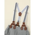 thumbnail image 7 of SANMIOI Infant Baby Boy Clothes 0-24 Months Gentleman's Suit Outfit Formal Shirt Suspender Pants Hat Bowtie 4pcs, 7 of 7