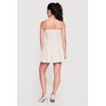 thumbnail image 3 of Women's Strapless Pleated Mini Dress, 3 of 4