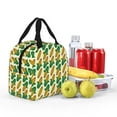 thumbnail image 6 of Lsque Corn Pattern Lunch Bag Women/Men Insulated Lunch Box,Small Leakproof Cooler Food Lunch Containers Reusable High Capacity Lunch Tote Bags, 6 of 6