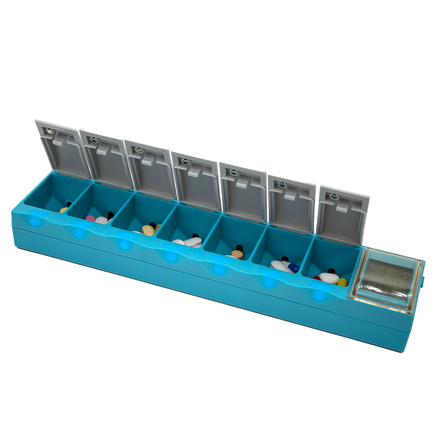 e-pill Sync Portable Smart Self-Learning Pill Organizer