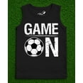 thumbnail image 5 of Soccer Shirts for Boys Girls Gifts for Players Game On Toddler Youth Kids Unisex Sleeveless Tank Top 2T Black, 5 of 6