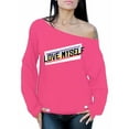 thumbnail image 1 of Awkward Styles Anti Valentine's Day Sweatshirt for Singles Love Myself Off Shoulder Tops for Women Selfish Print, 1 of 4