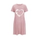 thumbnail image 5 of Camisón corto de talla grande para mujer, camisón de manga corta con estampado de pecho a la moda, camisón para mujer, 5 of 5