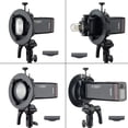 thumbnail image 2 of Soporte Speedlite Godox S2 S-Type para V1 AD400pro AD200pro, 2 of 9
