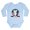 Sky Blue, variant on CafePress - Hillary 2016 I'm Wit Long Sleeve Infant Bodysuit - Long Sleeve Cotton Baby Bodysuit