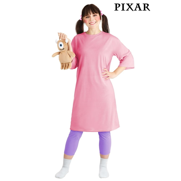 Disney and Pixar Monsters Inc. Boo PJ Women's Costume | Disney Costumes | Adult | Womens | XL | Brown/Pink/Purple | FUN Costumes