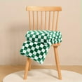 thumbnail image 6 of Checkered Flannel Fleece Throw Blanket Soft Cozy Checkerboard Grid Print Chessboard Gingham Pattern Blankets for Bed Couch Sofa, 50"x60", Green, 6 of 6