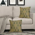 thumbnail image 3 of Christmas Tree Pillow Covers 18x18 Set of 2 Red Xmas Rustic Style Winter Print Decorative Outdoor Pillowcases Farmhouse Vintage Holiday Decorations Throw Cushion Case Decor for Couch Sofa Bed, 3 of 6