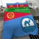 thumbnail image 2 of Eritrea Juego de Cama Bandera 02 LT13, 2 of 4
