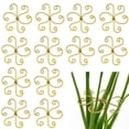 thumbnail image 1 of Gold Plant Support Climbing Frame For Orchids Plants Potted Small, 1 of 8