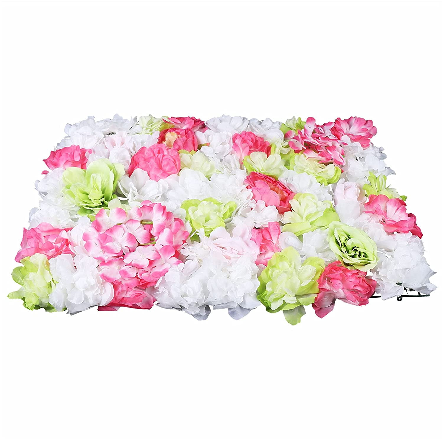 Miumaeov 6 Pcs Artificial Flowers Wall Romantic Flower Panels for