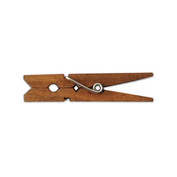 Pinzas de madera LWR CRAFTS pequeñas de 4,8 cm, paquete de 50 piezas