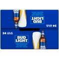 Bud Light Beer, 24 Pack Beer, 12 fl oz Bottles, 4.2 ABV, Domestic
