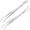 Silver, variant on Miangastore 1 Set of Precision Tweezers Rake Set Stainless Steel Tweezers Stainless Steel Rake Tweezers