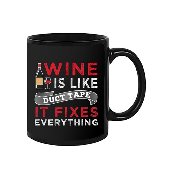 Wine Quote Design. Mug Unisex's -Image by Shutterstock