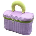 thumbnail image 2 of Large Capacity Candy Color Cosmetic Bag - Portable Nylon Toiletry Organizer with Handles for Travel Makeup Pouch for Organizing, 2 of 4