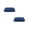 Dark Blue-2Pcs, variant on Ergonomic Memory Foam Seat Cushion, High Resilience Pads for Office Chair Car Seat Gaming Chair, U-Shaped Thick Non- Cotton Linen Chair Cushion for Home Kitchen Dining Daily Comfort