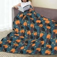 thumbnail image 6 of Honeii Owls In Cartoon Style Print Fleece Blanket - Throw Blanket for Bed, Sofa, Couch, Camping, and Travel , Microplush Ultra Soft Warm Blanket-60"x50", 6 of 7