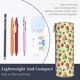 thumbnail image 3 of Disketp Strawberry Floral Estuche Organizador de Lápices de Cuero, Estuche de Oficina con Cremallera para Bolígrafo y Lápiz, 3 of 6