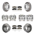 thumbnail image 1 of Transit Auto Front Rear Disc Brake Caliper Coated Rotors and Ceramic Pads Kit (10Pc) for Car Ford F-350 Super Duty F-250 with Single Wheels 4WD KCG-101104C, 1 of 11