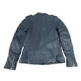 thumbnail image 2 of BLK DNM Men's Moto Leather Jacket 8, Blue, Medium, 2 of 2