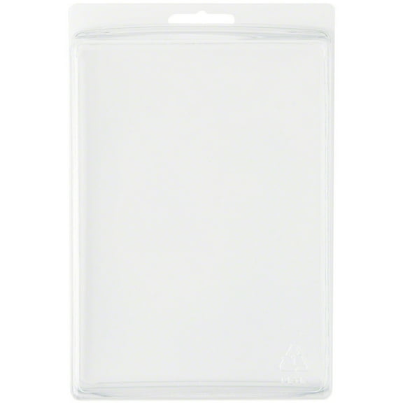 Collecting Warehouse Clear Plastic Clamshell Package / Storage Container, 6.63" H x 4.75" W x 1.75" D, Pack of 10