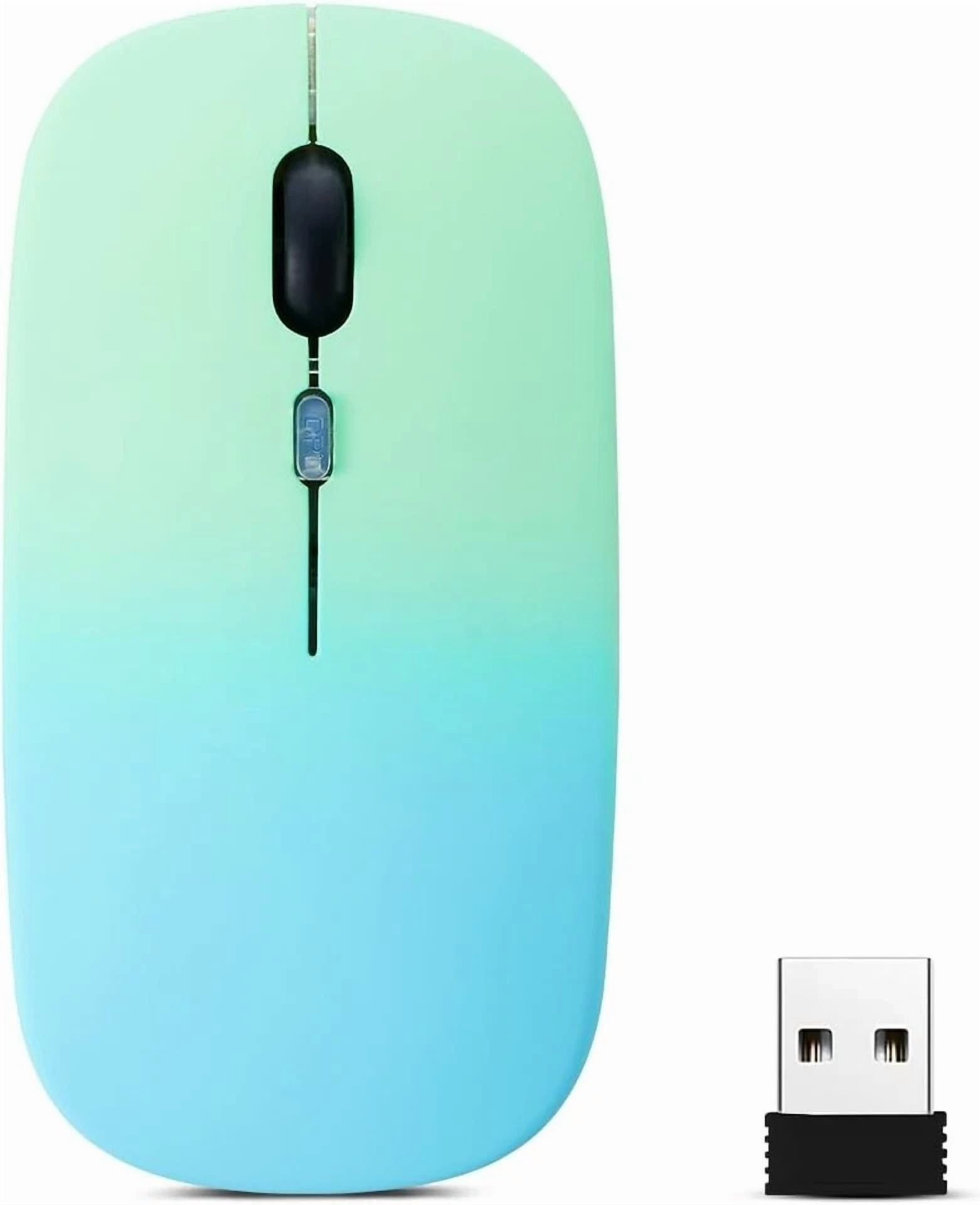 Wireless Bluetooth Mouse (Bt5.2 + Usb) – Silent Slim Rechargeable Dual Mode