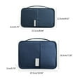 thumbnail image 3 of Cartera para pasaporte familiar, impermeable, organizador de documentos de viaje, 3 of 8