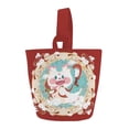 thumbnail image 1 of Bolsa de lona con diseño de dragón Yinane Estilo A reutilizable para mujer bolsa de compras lavable, 1 of 8