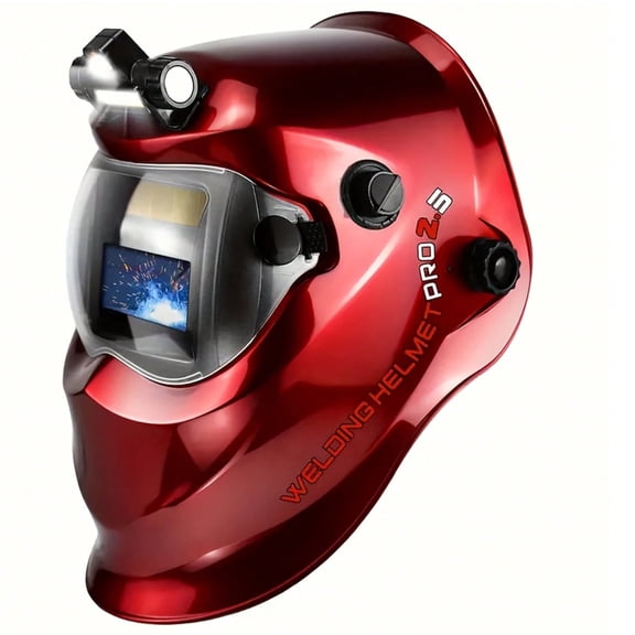 Welding Helmets,Auto Darkening Welding Helmet,Solar Powered True Color Welding Hood 2 Arc Sensor Wide Shade 9-13 Welding Mask with Grinding