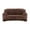 Brown, variant on Velvet Sofa Cover Single Chair Plush Couch Cover Slipcover All-Inclusive Protector Washable with Non-Slip Straps, Navy Blue