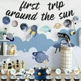 thumbnail image 4 of Space Themed Birthday Decorations for Boys, First Trip Around The Sun Banner Cake Topper Solar System Party Balloons, for Boys Girls Solar Space 1st Birthday Party Decorations, 4 of 5