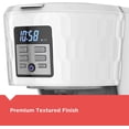 thumbnail image 2 of BLACK+DECKER 12-Cup Programmable Coffee Maker with Vortex Technology, Honey Comb White, 2 of 5