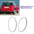 thumbnail image 2 of 2pcs Car Rearview Mirror Glass 51167058063 For Bmw Mini Cooper R50, 2 of 5