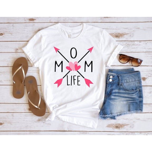 Mom Life Arrow Birthday Cute Mama New Mother Day T-Shirt - All Size S-5XL