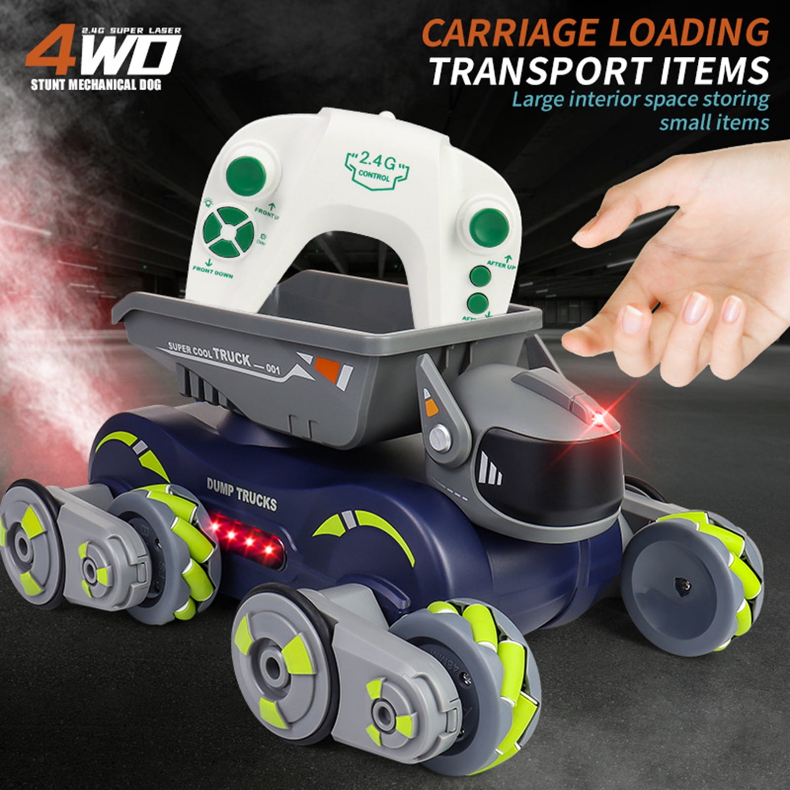 2.4GHz Remote Control Car with Light Music Spraying Gesture