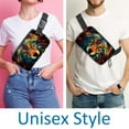 thumbnail image 2 of Wolf Lightweight Adjustable Waist Pack with Extension Strap for Unisex, Fanny Packs, Fanny Bag, 2 of 7