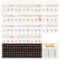 thumbnail image 1 of EeaseCA 1 Set Piano Keyboard Music Note Sticker 49/61/76/88 Keys Piano Sticker Label, 1 of 7