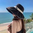 thumbnail image 3 of Women's Packable Reversible Bucket Hat UV Sun Protection Wide Brim Summer Beach Cap, 3 of 6