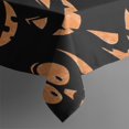 thumbnail image 4 of Black Halloween Pumpkin Faces Rectangle Tablecloth 60"x120",Waterproof Polyester Rectangle Table Cloth, Wipeable Spillproof Polyester Tablecloth for Dining, Camping, Indoor and Outdoor, 4 of 6