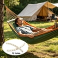 thumbnail image 6 of Soovim 40cm Removable Hammock Spreader Bar, Detachable Hammock Support Rod with 10 Holes, Portable Hammock Accessory for Camping Garden, 6 of 6