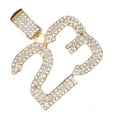 thumbnail image 2 of Charles Raymond Iced Out 23 Pendant on Tennis Chain for Men or Women - Bling'ed Out Hip Hop Jewelry on Blast! - Gold or Silver and Size Your Choice – TN001 #23 (Gold 20"), 2 of 5