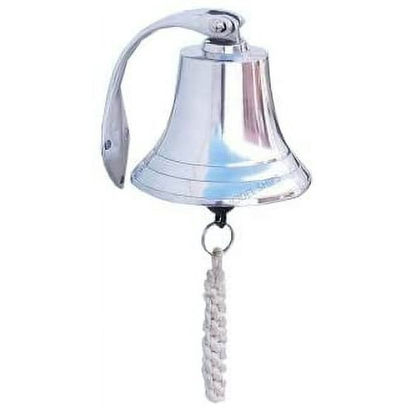 Aluminum Hanging Bell (13 Inches, Chrome Plated Finish)