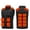 Black, variant on kladzum Mens Heated Vests 17 Heating Areas Heated Waistcoat for Men Women, Unisex Winter Heated Waistcoat for Men Women, Lightweight USB Electric Heated Clothing Waistcoat with 3 Heating
