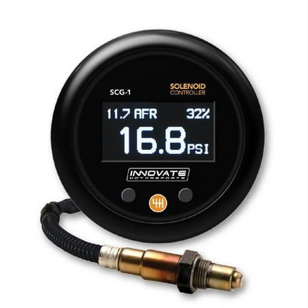 Innovate SCG-1 Solenoid Turbo Boost Controller & Wideband O2 Gauge All-in-1 (Best Turbo Boost Gauge)